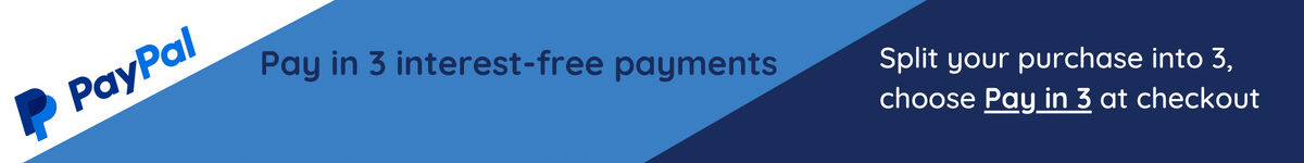 PayPal Pay in 3 interst-free payments